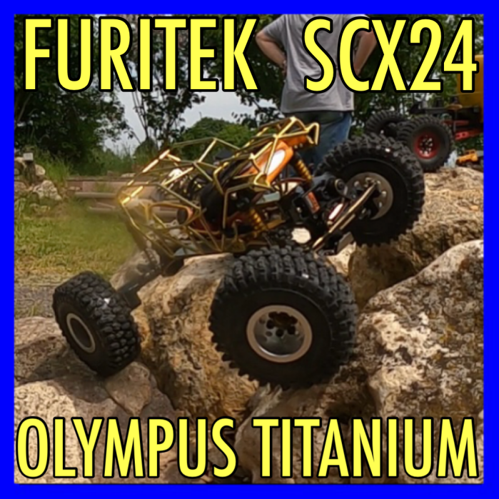 FURITEK OLYMPUS TITANIUM ROLLING CAGE FOR AXIAL SCX24 (GOLD)