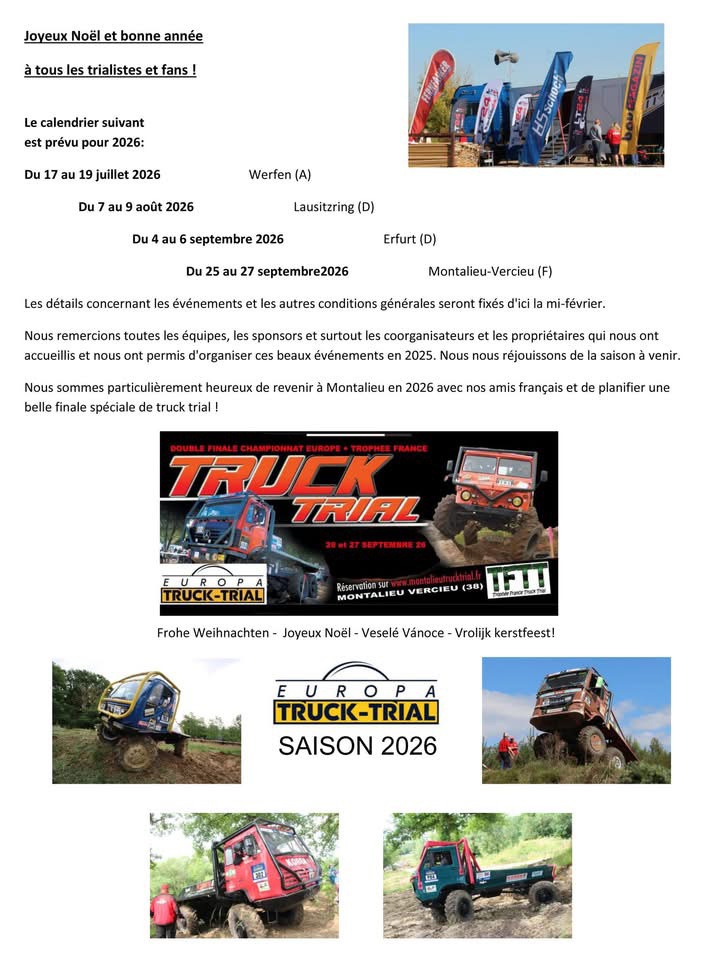 TRUCK TRIAL TERMINE 2026