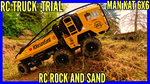 Legendäre MAN KAT1 RC Trial Trucks im Offroad-Einsatz – kraftvoll, authentisch und detailgetreu.