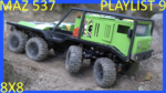 Der MAZ 537 im Maßstab 1:10 ist ein gigantischer 8×8 RC Trial Truck. Mit beeindruckendem Radstand, Monsterreifen und brutaler Geländegängigkeit setzt er neue Maßstäbe im Truck Trial und begeistert mit seiner militärischen Optik.