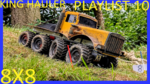 Der Tamiya King Hauler im 6×6 oder 8×8 Umbau ist ein Klassiker unter den US-Trucks. Mit Custom-Umbauten und Scale-Details wird er im RC Truck Trial zum Blickfang – ein echtes Stück amerikanischer Truck-Geschichte auf dem Parcours.
